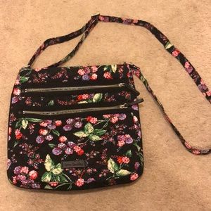 Vera Bradley Triple Zip Hipster in Winter Berry